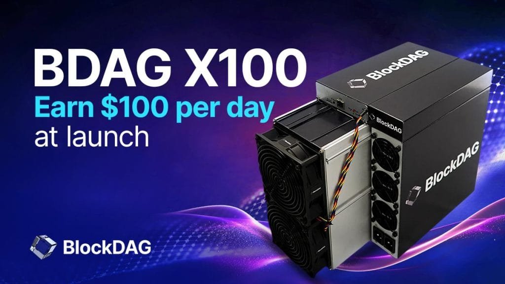 BlockDAG’s X100 Miner: A 00 Investment with Potential for Huge Returns Amid Uniswap Drop and Cardano Volatility