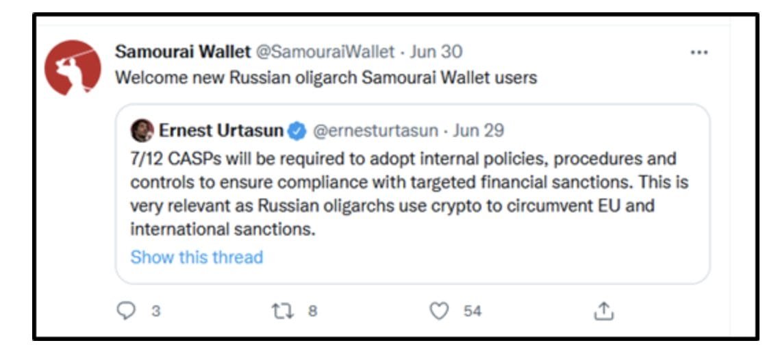 US Authorities Arrest and Charge Samourai Wallet Founders for Money Laundering