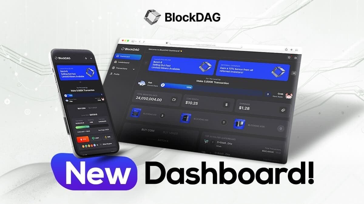 BlockDAG’s Innovative Dashboard Boosts Confidence, Eyes  Target by 2030, Overshadows Bittensor & TRON Bullish Trend