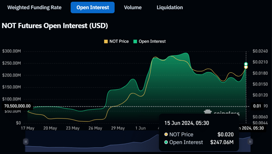 Notcoin OI