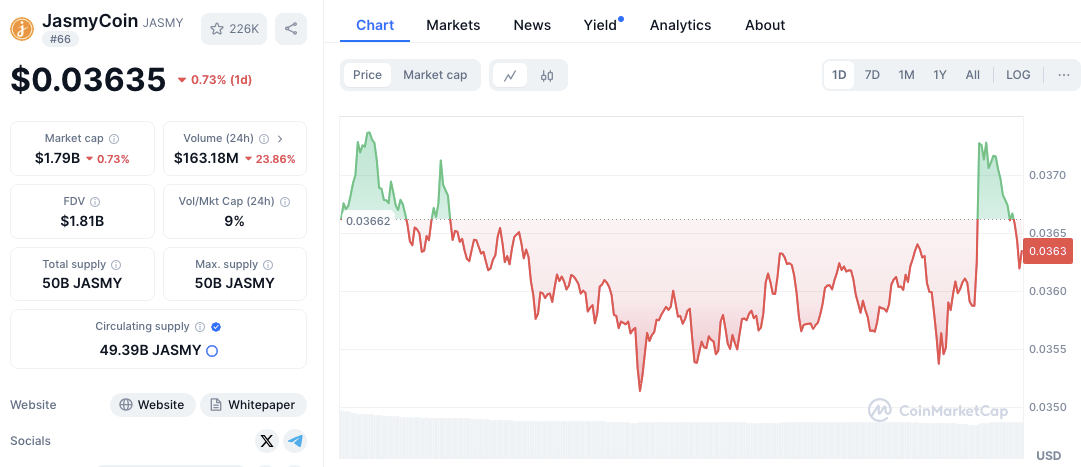 Is ADA Ready to Explode? What Does the Bullish Chart Mean for JASMY?